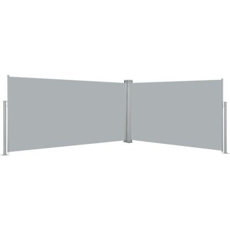 Auvent latéral rétractable-Store banne rétractable 160x600 cm Gris 301108 (1/5)