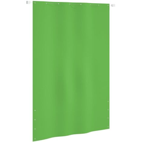 Écran de balcon-Paravents de balcon-Protection latérale de balco Vert clair 160x240 cm Tissu Oxford 276889 (1/5)