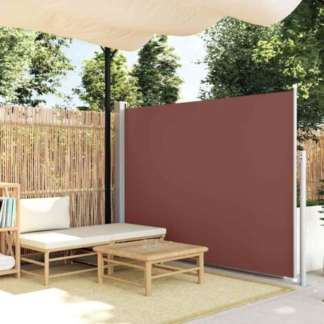 Auvent latéral rétractable de patio-Store banne rétractable de balcon 170x300 cm Marron 405664 (1/5)