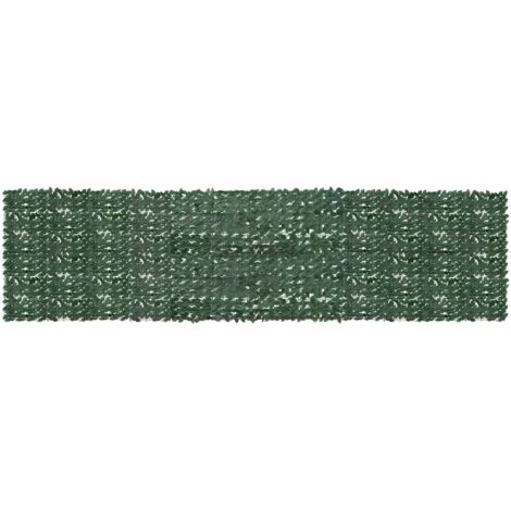 Écran de balcon avec feuilles vert-Paravents de balcon-Protection latérale de balco foncé 600x150 cm 776229 (1/5)