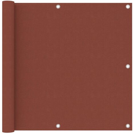 Écran de balcon-Paravents de balcon-Protection latérale de balco Terre cuite 90x300 cm Tissu Oxford 524049 (1/5)