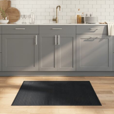 Tapis-Tapis de salon-Tapis Chambre rectangulaire gris 80x100 cm bambou 450800 (1/5)