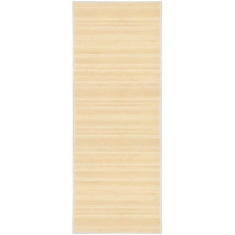 Tapis Bambou-Tapis de salon-Tapis Chambre-Tapis d'intérieur 80x200 cm Naturel 270953 (1/4)