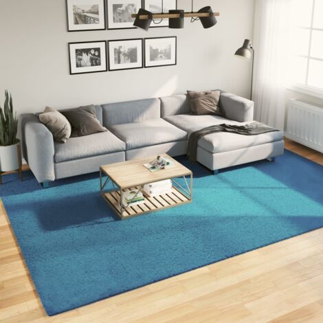 Tapis-Tapis de salon-Tapis Chambre OVIEDO à poils courts turquoise 240x340 cm 807430 (1/5)