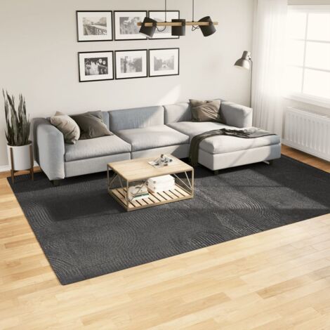 Tapis-Tapis de salon-Tapis Chambre IZA poils courts style scandinave anthracite 240x340 cm 795764 (1/5)