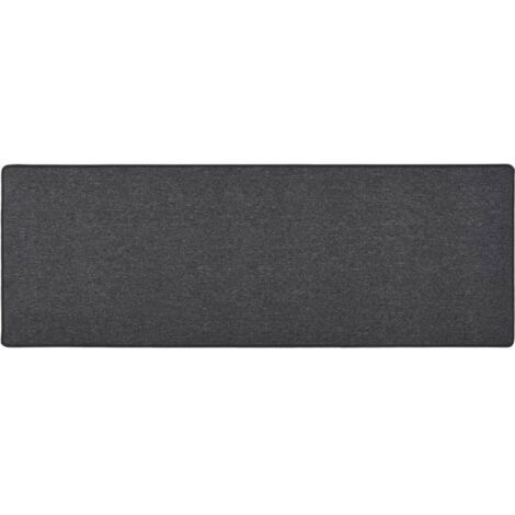 Tapis de couloir-Tapis de salon-Tapis Chambre-Tapis d'intérieur Anthracite 50x150 cm 166858