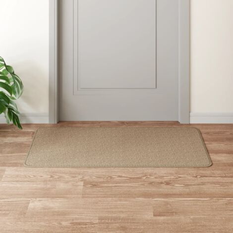 Tapis de couloir-Tapis de salon-Tapis Chambre-Tapis d'intérieur aspect sisal sable 50x100 cm 945453 (1/5)