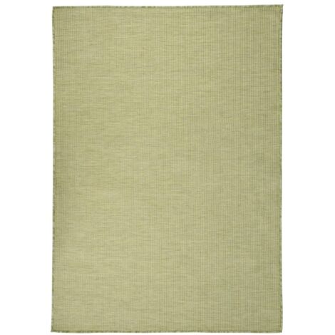 Tapis à tissage plat d'extérieur-Tapis de Jardin 160x230 cm Vert 325268 (1/5)