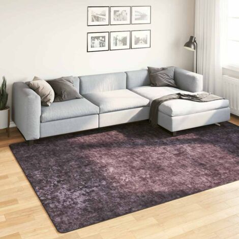 Tapis-Tapis de salon-Tapis Chambre lavable antidérapant 190x300 cm anthracite 797677 (1/5)