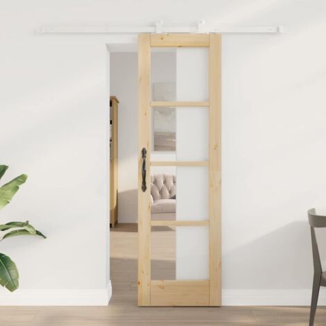 Porte Coulissante-Porte intérieure ORKDAL Marron 61 x 198.5 cm Bois et métal 772300 (1/5)