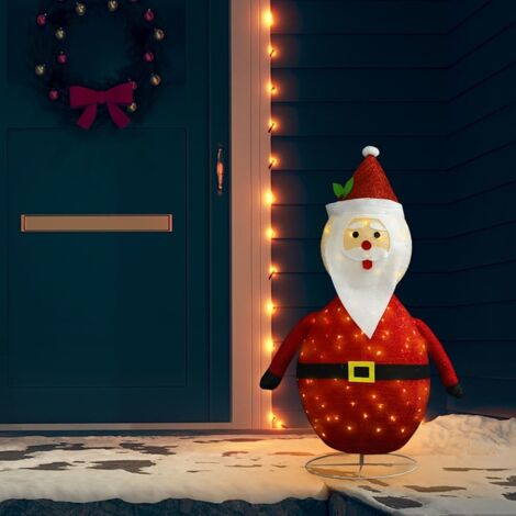 Décoration de Noël Figurine Père Noël LED-Décoration de Fête pour Noël Tissu de luxe 120 cm 854720 (1/5)