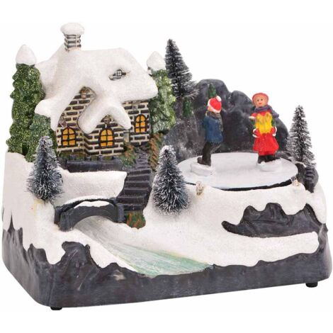 Décor de table de Noël-Décoration de Fête pour Noël Multicolore 16 x 11,5 x 13 cm Plastique 996109 (1/5)