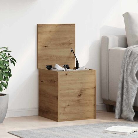 Boîte de rangement-Coffre de rangement-Stockage Rangement chêne artisanal 40 x 42 x 46 cm 704003 (1/5)