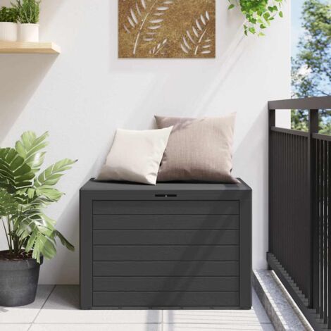 Boîte de rangement de jardin-Coffre de rangement-Stockage Rangement Anthracite 78x44x55 cm 799053 (1/5)