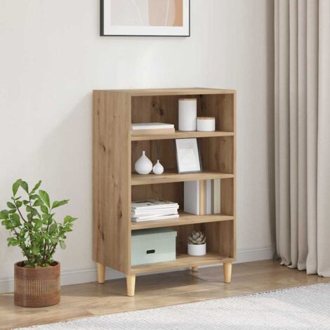 Buffet-Meuble de rangement chêne artisanal 57 x 35 x 89,5 cm Bois d'ingénierie 582065