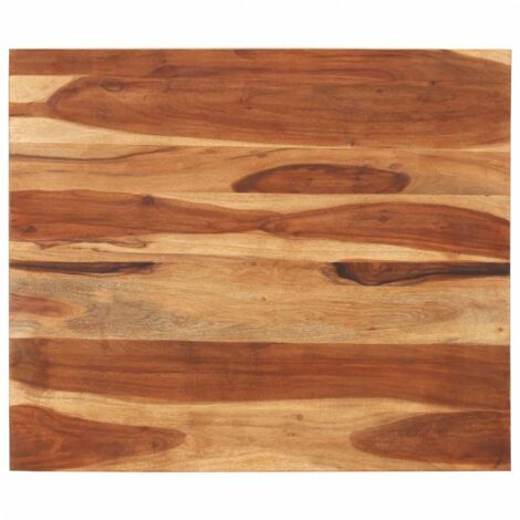 Dessus de table-Plateau de Table de Remplacement bois massif d'acacia 25-27 mm 70x80 cm 991241 (1/5)