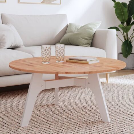 Dessus de table-Plateau de Table de Remplacement Ø90x1,5 cm rond bois massif de hêtre 923716 (1/5)