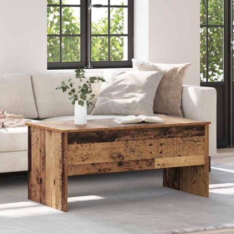 Table Basse-Table Salon Bois ancien 102 x 50,5 x 46,5 cm Bois d'ingénierie 304271 (1/5)