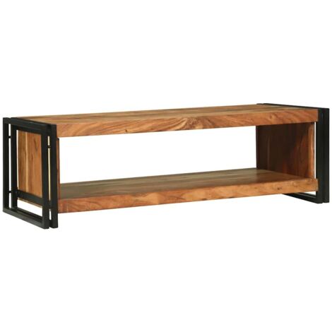 Table Basse-Table Salon Marron 120 x 50 x 38 cm Bois d'acacia massif 568262 (1/5)