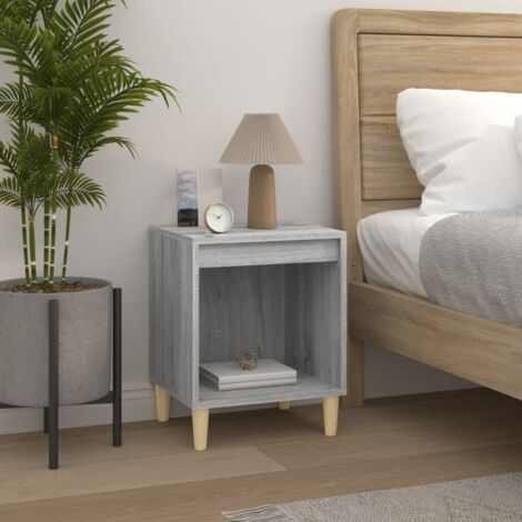 Table de chevet-Table de nuit Sonoma gris 40x35x50 cm 579507 (1/5)