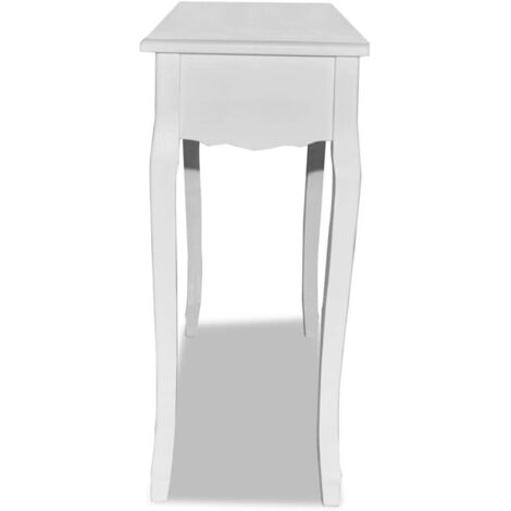 Console coiffeuse blanche - Ameublement