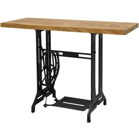 Table console avec machine à coudre-Table d'entrée 110x40x75 cm (1/5)