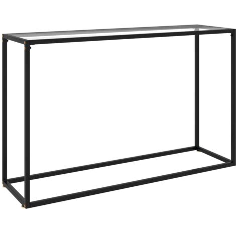 Table console-Table d'entrée Transparent 120x35x75 cm Verre trempé 283474 (1/5)