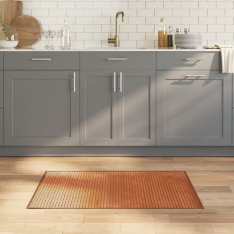 Tapis-Tapis de salon-Tapis Chambre rectangulaire marron 60x100 cm bambou 314907 (1/5)