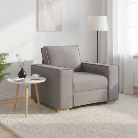 Canapé-chaise,Sofa,Fauteuil Taupe 100x78x84 cm Tissu (1/5)