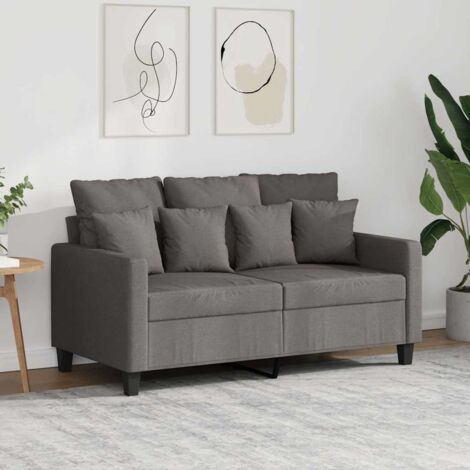 Canapé-Sofa à 2 places Taupe 120 cm Tissu 971134 (1/5)