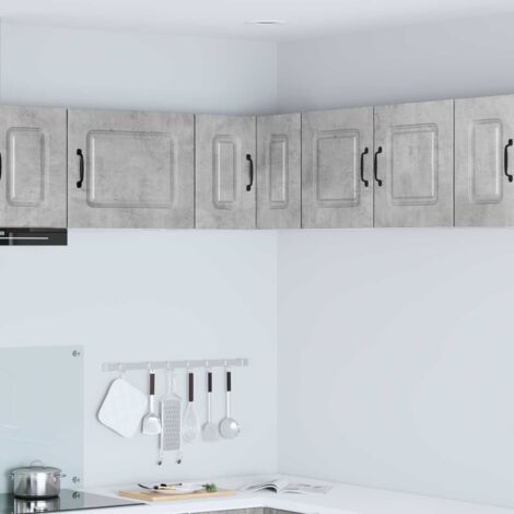 Armoire de cuisine-Meuble de cuisine-Armoire de rangement Kalmar Gris béton 57 x 57 x 40 cm (1/5)