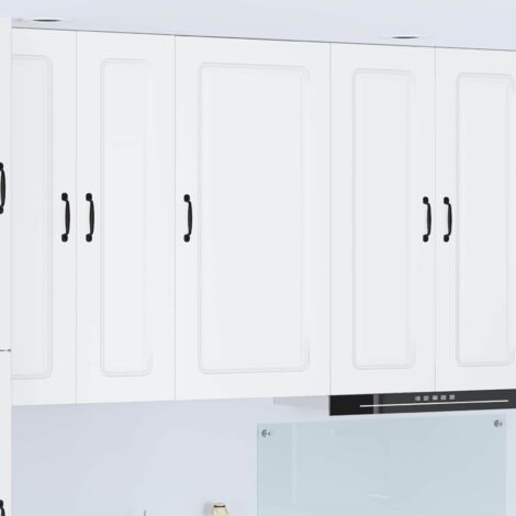 Armoire de cuisine avec stockage-Meuble de cuisine-Armoire de rangement Kalmar Blanc 50 x 31 x 100 cm (1/5)