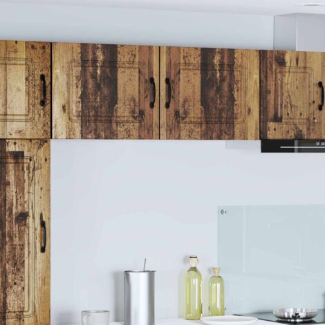 Armoire de cuisine-Meuble de cuisine-Armoire de rangement Kalmar 2 pcs Bois ancien 50 x 31 x 40 cm (1/5)