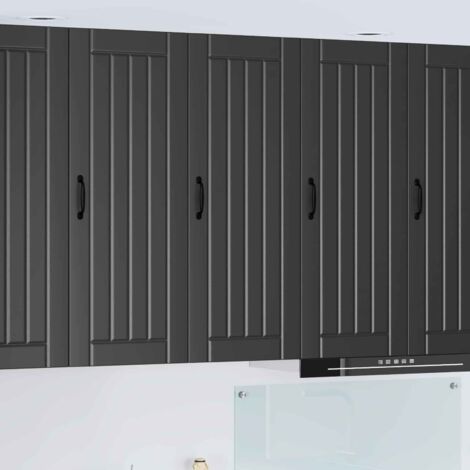 Armoire de cuisine-Meuble de cuisine-Armoire de rangement Noir 40 x 31 x 100 cm Bois d'ingénierie 821510 (1/5)