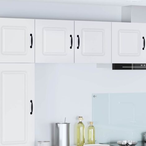 Armoire de cuisine-Meuble de cuisine-Armoire de rangement Kalmar 2 pcs Blanc 40 x 31 x 40 cm 764682 (1/5)