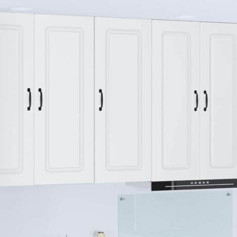 Armoire de cuisine avec stockage-Meuble de cuisine-Armoire de rangement Kalmar Blanc 40 x 31 x 100 cm 910878 (1/5)