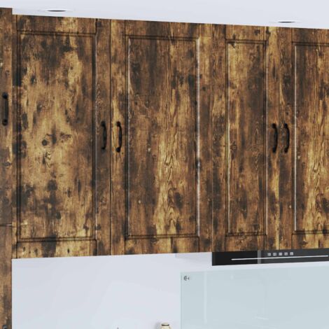 Armoire de cuisine avec étagère-Meuble de cuisine-Armoire de rangement Chêne fumé 50 x 31 x 100 cm (1/5)