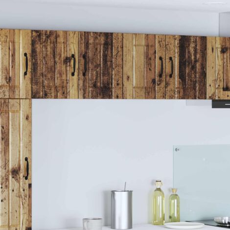 Armoires murales de cuisine 2 pcs-Meuble de cuisine murale-Armoire suspendue de rangement Bois ancien 60 x 31 x 40 cm (1/5)