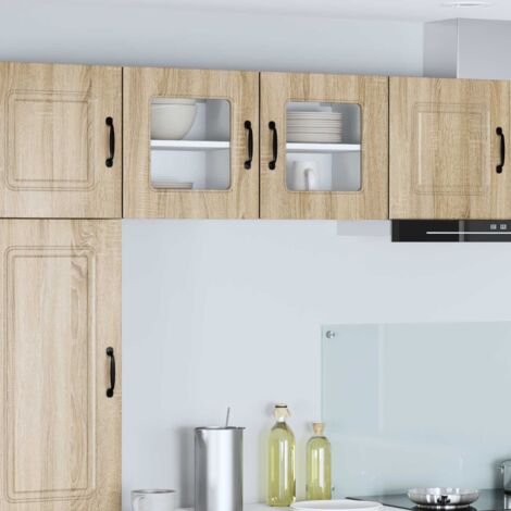 Armoire de cuisine-Meuble de cuisine-Armoire de rangement Kalmar 2 pcs Chêne Sonoma 40 x 31 x 40 cm 227860 (1/5)