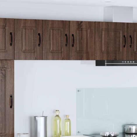 Armoire de cuisine-Meuble de cuisine-Armoire de rangement Kalmar 2 pcs Chêne brun 30 x 31 x 40 cm (1/5)