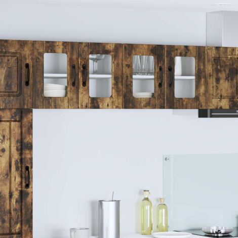 Armoire de cuisine-Meuble de cuisine-Armoire de rangement Chêne fumé 60 x 31 x 40 cm Bois d'ingénierie 354876 (1/5)