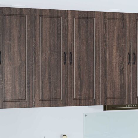 Armoire de cuisine avec étagère-Meuble de cuisine-Armoire de rangement Chêne brun 80 x 31 x 100 cm 421830 (1/5)