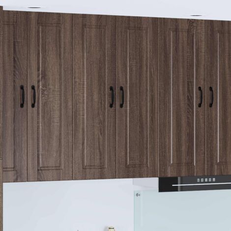 Armoire de cuisine avec étagère-Meuble de cuisine-Armoire de rangement Chêne brun 60 x 31 x 100 cm 468893 (1/5)