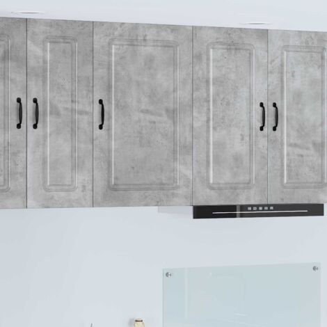 Armoire de cuisine-Meuble de cuisine-Armoire de rangement Kalmar Gris béton 50 x 31 x 80 cm (1/5)