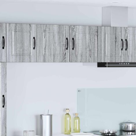 Armoire de cuisine avec étagère-Meuble de cuisine-Armoire de rangement Gris Sonoma 40 x 31 x 40 cm 630158 (1/5)