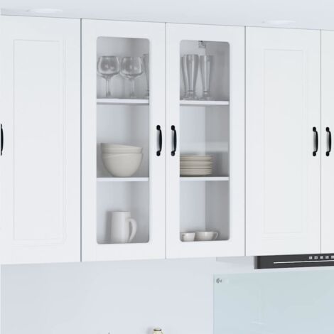 Armoire de cuisine-Meuble de cuisine-Armoire de rangement Blanc 80 x 31 x 100 cm Bois d'ingénierie 687309 (1/5)