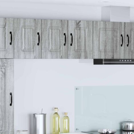Armoire de cuisine-Meuble de cuisine-Armoire de rangement Kalmar 2 pcs Gris Sonoma 30 x 31 x 40 cm (1/5)