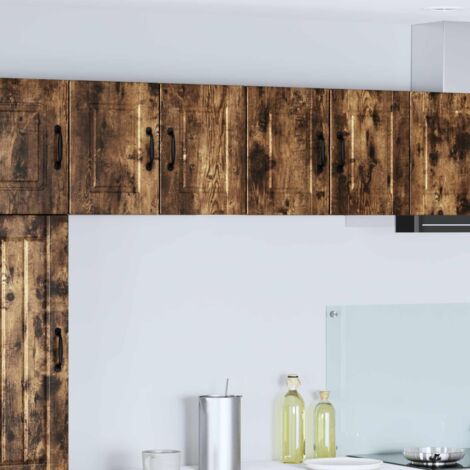 Armoire de cuisine-Meuble de cuisine-Armoire de rangement Chêne fumé 60 x 31 x 40 cm Bois d'ingénierie 995707 (1/5)