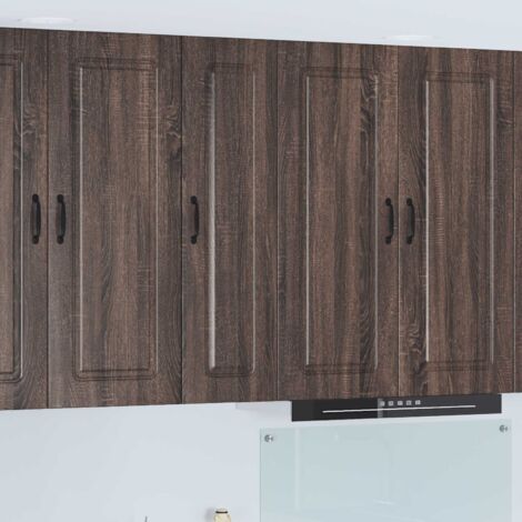 Armoire de cuisine-Meuble de cuisine-Armoire de rangement Kalmar Chêne brun 30 x 31 x 100 cm (1/5)