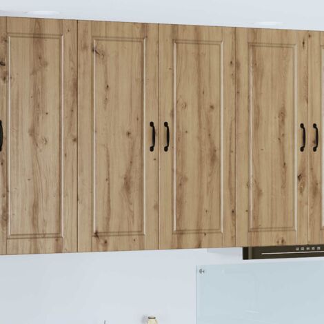 Armoire de cuisine avec porte-Meuble de cuisine-Armoire de rangement Chêne artisanal 80 x 31 x 100 cm 161876 (1/5)
